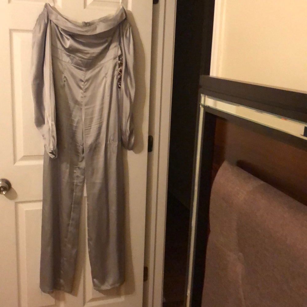 Sexy satin jumper
